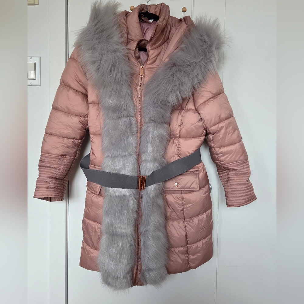 Roxy Earle X Le Chateau Pink Puffer Coat - 2X